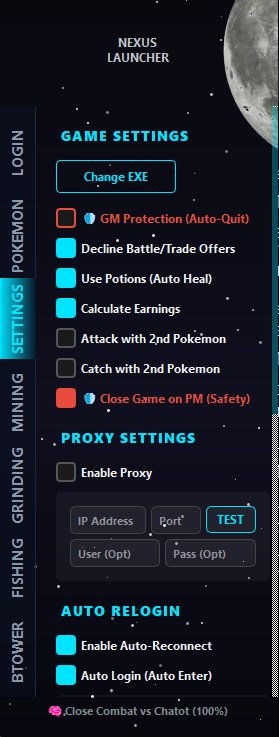 Settings Tab